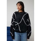 ニュアンスライン柄ニット | AZUL BY MOUSSY | 詳細画像15 