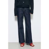 AZUL DENIM センタープレスフレアデニム ショート丈 | AZUL BY MOUSSY | 詳細画像14 