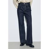 AZUL DENIM センタープレスフレアデニム ショート丈 | AZUL BY MOUSSY | 詳細画像16 