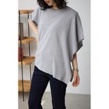 GRY | サイドラッフルニットトップス | AZUL BY MOUSSY