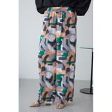 柄GRN5 | ワイドイージーパンツ | AZUL BY MOUSSY