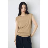 BEG | 2点セットノースリーブニット(パット付き) | AZUL BY MOUSSY