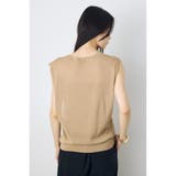 2点セットノースリーブニット(パット付き) | AZUL BY MOUSSY | 詳細画像18 