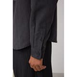 パネルスウィッチングフェイクスウェードシャツ | AZUL BY MOUSSY | 詳細画像10