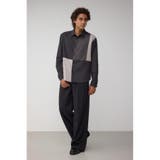 パネルスウィッチングフェイクスウェードシャツ | AZUL BY MOUSSY | 詳細画像3