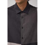 パネルスウィッチングフェイクスウェードシャツ | AZUL BY MOUSSY | 詳細画像8