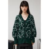 ライン柄ニットカーディガン | AZUL BY MOUSSY | 詳細画像17 