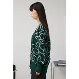 ライン柄ニットカーディガン | AZUL BY MOUSSY | 詳細画像18 