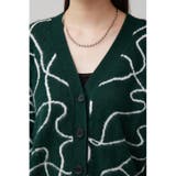ライン柄ニットカーディガン | AZUL BY MOUSSY | 詳細画像20 