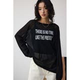 シアーロゴニットトップス | AZUL BY MOUSSY | 詳細画像12