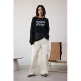 シアーロゴニットトップス | AZUL BY MOUSSY | 詳細画像13