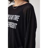 シアーロゴニットトップス | AZUL BY MOUSSY | 詳細画像18