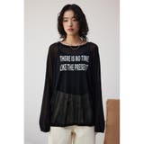 シアーロゴニットトップス | AZUL BY MOUSSY | 詳細画像14