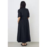 リネンベルテッドフレアボタンワンピース | AZUL BY MOUSSY | 詳細画像4 