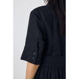 リネンベルテッドフレアボタンワンピース | AZUL BY MOUSSY | 詳細画像6 