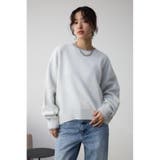 スウェットライクジャガードニット | AZUL BY MOUSSY | 詳細画像2