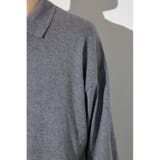 カシミヤミックスポロカラーニットトップス | AZUL BY MOUSSY | 詳細画像34