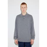 カシミヤミックスポロカラーニットトップス | AZUL BY MOUSSY | 詳細画像30