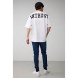 ラウンドヘムビッグTシャツ | AZUL BY MOUSSY | 詳細画像3 