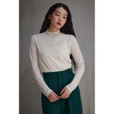 シアーリブハイネックトップス | AZUL BY MOUSSY | 詳細画像2 