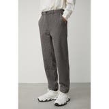 BRUSHED BACK STRETCH TROUSERS | AZUL BY MOUSSY | 詳細画像1