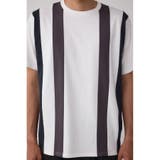 ラインスウィッチングTシャツ | AZUL BY MOUSSY | 詳細画像8