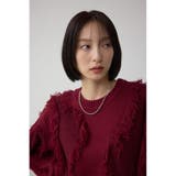 フリンジデザインニットトップス | AZUL BY MOUSSY | 詳細画像32 