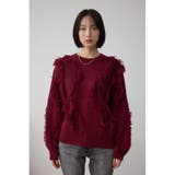 フリンジデザインニットトップス | AZUL BY MOUSSY | 詳細画像35 
