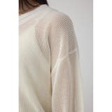 Wジップメッシュニットカーディガン | AZUL BY MOUSSY | 詳細画像10