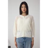 Wジップメッシュニットカーディガン | AZUL BY MOUSSY | 詳細画像5