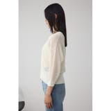 Wジップメッシュニットカーディガン | AZUL BY MOUSSY | 詳細画像6