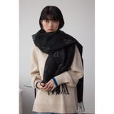 BLK | AZモノグラム柄ストール | AZUL BY MOUSSY