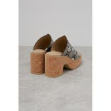 CENTER SEAM CORK WEDGE SANDALS | AZUL BY MOUSSY | 詳細画像26 