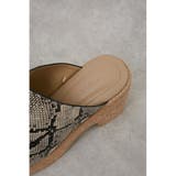 CENTER SEAM CORK WEDGE SANDALS | AZUL BY MOUSSY | 詳細画像29 