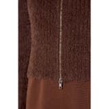 Wジップシャギーカーデセットニットワンピース | AZUL BY MOUSSY | 詳細画像25 