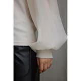 袖シアー袖リブトップス | AZUL BY MOUSSY | 詳細画像10 