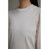 袖シアー袖リブトップス | AZUL BY MOUSSY | 詳細画像8 