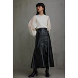 袖シアー袖リブトップス | AZUL BY MOUSSY | 詳細画像4 