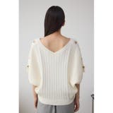 2WAYショルダーボタンニット | AZUL BY MOUSSY | 詳細画像6