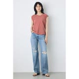AZUL DENIM ダメージストレートデニム ロング丈 | AZUL BY MOUSSY | 詳細画像20