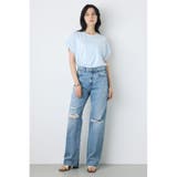 AZUL DENIM ダメージストレートデニム ロング丈 | AZUL BY MOUSSY | 詳細画像21
