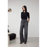 AZUL DENIM ハイウエストワイドロング丈 | AZUL BY MOUSSY | 詳細画像4 