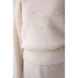 パールビジューニットトップス | AZUL BY MOUSSY | 詳細画像10