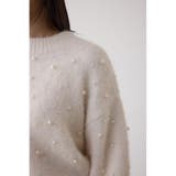 パールビジューニットトップス | AZUL BY MOUSSY | 詳細画像8