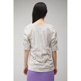 SOFT PONTE SHIRRING TEE | AZUL BY MOUSSY | 詳細画像6 