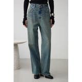 BLU | AZUL DENIM ラインストーンワイドデニム | AZUL BY MOUSSY