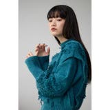 フリンジジャガードニット | AZUL BY MOUSSY | 詳細画像12