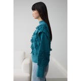 フリンジジャガードニット | AZUL BY MOUSSY | 詳細画像16