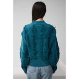 フリンジジャガードニット | AZUL BY MOUSSY | 詳細画像17