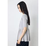 ペプラム5分袖ニットカーディガン | AZUL BY MOUSSY | 詳細画像20 
